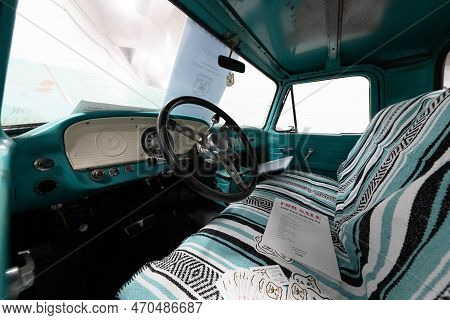 Flint, Michigan -usa- February 10, 2023:  8Th Annual Chrome And Ice Winter Indoor Autoshow At The Do