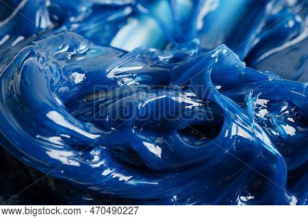 Grease, Blue Premium Quality Synthetic Lithium Complex Grease, High Temperatures And Machinery Lubri