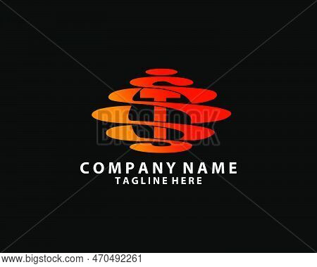 Letter Or Word T San Serif In Block Circle With Side Cutting Like Night Moon Image Graphic Icon Logo