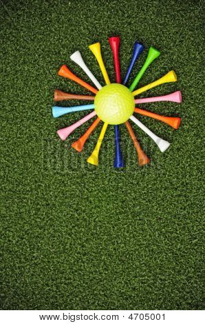 Golf Tee Daisy