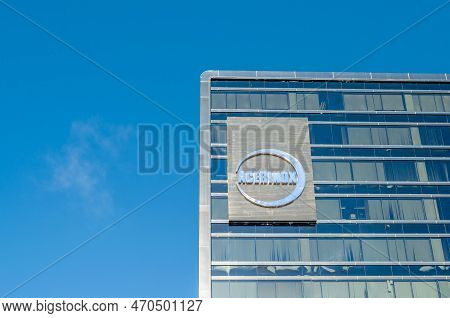 Madrid, Spain - December 27, 2021: View Of The Acerinox Headquarters In Madrid, Spain. Acerinox Is A