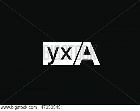 Yxa Logo And Graphics Design Vector Art, Icons Isolated On Black Background