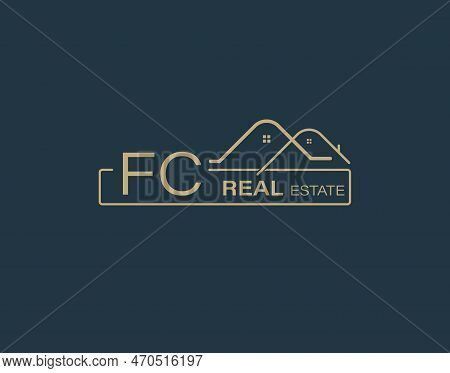 Fc Real Estate & Consultants Logo Design Vectors Images. Luxury Real Estate Logo Design