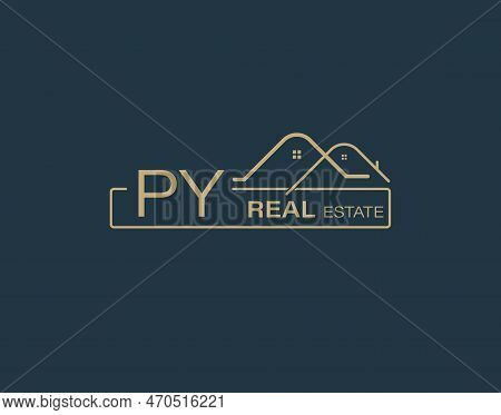 Py Real Estate & Consultants Logo Design Vectors Images. Luxury Real Estate Logo Design