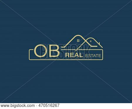 Ob Real Estate & Consultants Logo Design Vectors Images. Luxury Real Estate Logo Design