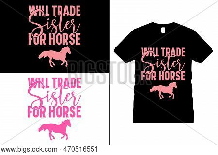 Funny Horse Tshirt Design, Horse Lover