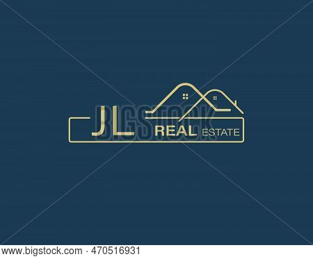 Jl Real Estate & Consultants Logo Design Vectors Images. Luxury Real Estate Logo Design