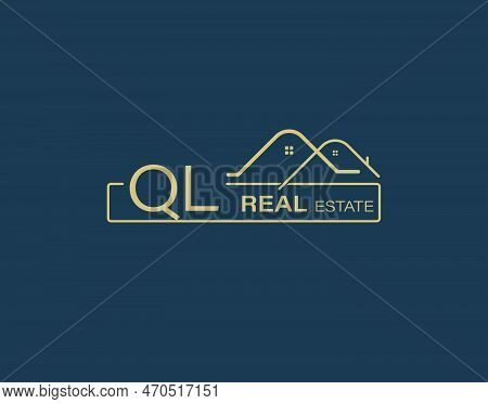 Ql Real Estate & Consultants Logo Design Vectors Images. Luxury Real Estate Logo Design
