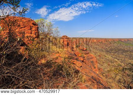 Waterberg Plateau National Park, Kalahari, Otjiwarongo, Namibia, Africa. Beautiful African Landscape