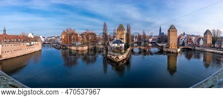 The Ponts Couverts Are A Set Of 3 Bridges And 4 Towers That Make Up A Defensive Work Erected In The 