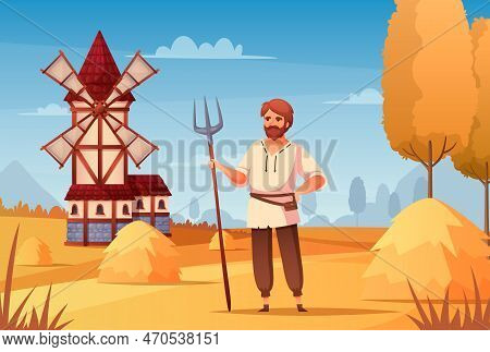 Medieval Peasant Vector & Photo (Free Trial) | Bigstock