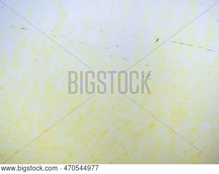 Mold On Bathroom Enamel. Black Dots Of Mold And Yellow Plaque. Requires Cleaning. Before Using Clean