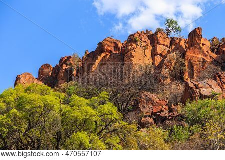 Waterberg Plateau National Park, Kalahari, Otjiwarongo, Namibia, Africa. Beautiful African Landscape