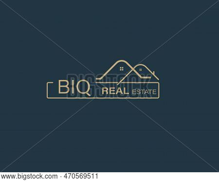 Biq Real Estate And Consultants Logo Design Vectors Images. Luxury Real Estate Logo Design