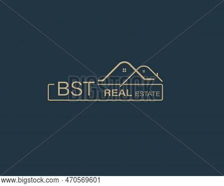 Bst Real Estate And Consultants Logo Design Vectors Images. Luxury Real Estate Logo Design