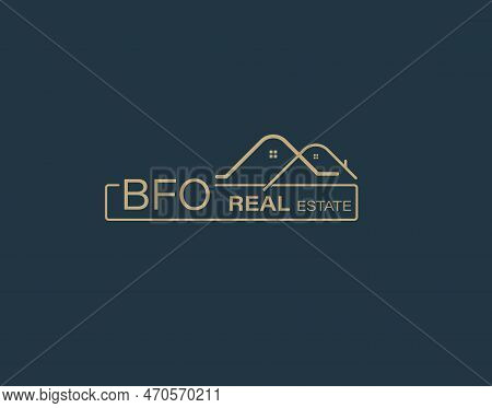 Bfo Real Estate And Consultants Logo Design Vectors Images. Luxury Real Estate Logo Design