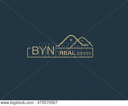 Byn Real Estate And Consultants Logo Design Vectors Images. Luxury Real Estate Logo Design