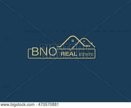 Bno Real Estate And Consultants Logo Design Vectors Images. Luxury Real Estate Logo Design