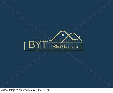 Byt Real Estate And Consultants Logo Design Vectors Images. Luxury Real Estate Logo Design
