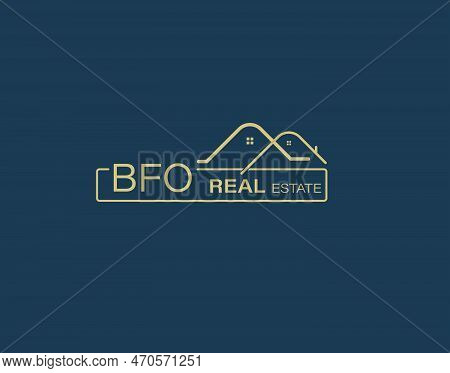 Bfo Real Estate And Consultants Logo Design Vectors Images. Luxury Real Estate Logo Design