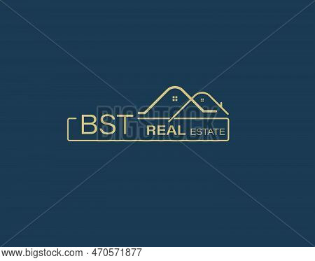 Bst Real Estate And Consultants Logo Design Vectors Images. Luxury Real Estate Logo Design