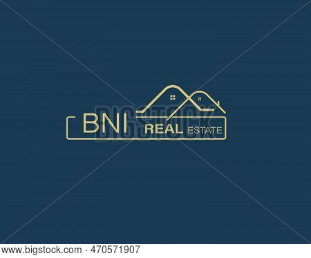 Bni Real Estate And Consultants Logo Design Vectors Images. Luxury Real Estate Logo Design