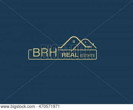 Brh Real Estate And Consultants Logo Design Vectors Images. Luxury Real Estate Logo Design