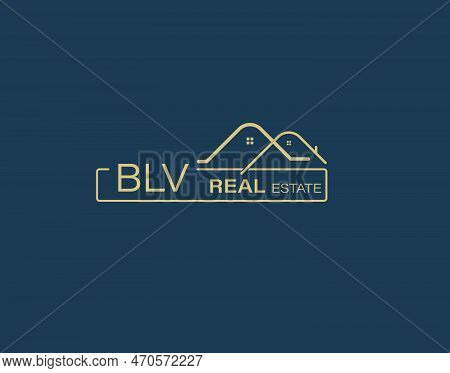 Blv Real Estate And Consultants Logo Design Vectors Images. Luxury Real Estate Logo Design