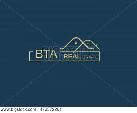 Bta Real Estate And Consultants Logo Design Vectors Images. Luxury Real Estate Logo Design