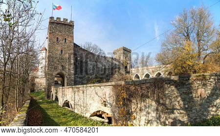 Bitov Castle, South Moravia, Czech Republic, Gothic And Renaissance Castle