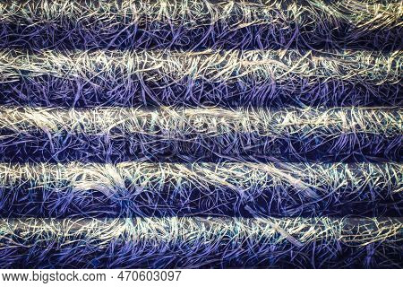 Abstraction Of Blue Textolite Slate, Fiberglass, Blue Background