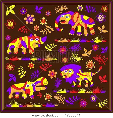 Vector Funny Zoo