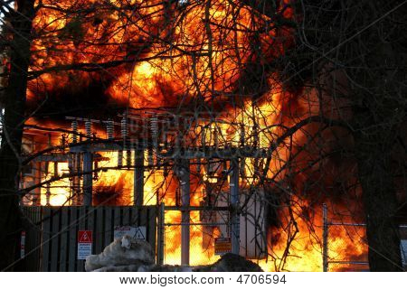 Hydro Substation Fireball