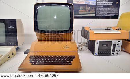 Warsaw, Poland. 10 February 2023. Inside The Apple Museum. Lidia Computer.