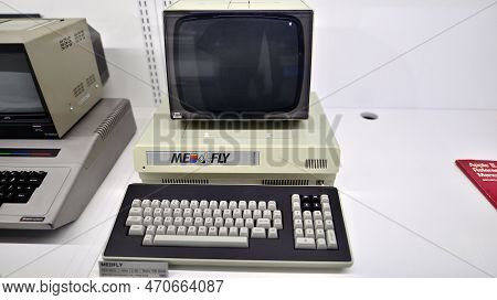 Warsaw, Poland. 10 February 2023. Inside The Apple Museum. Medfly Computer.