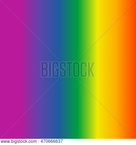 Rainbow Gradient Background For Pride Month Celebration