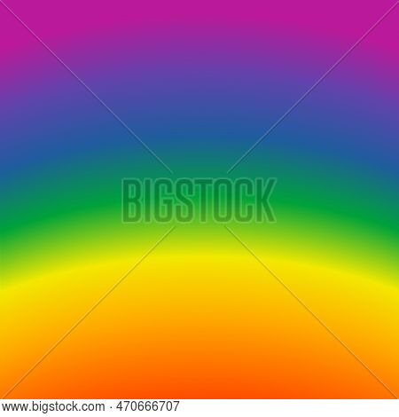 Rainbow Gradient Background For Pride Month Celebration