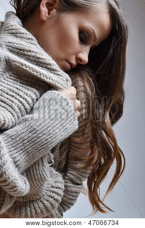 Мода Фото красивой женщины