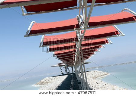 Dead Sea. Covered Walkway