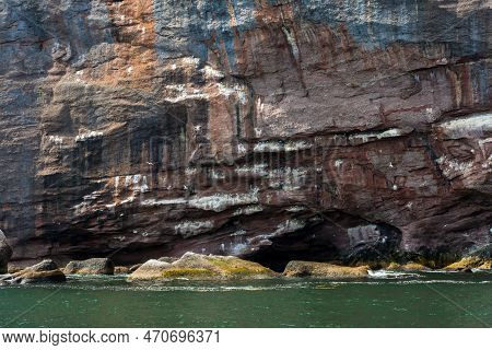 View Of Bonaventure Island, A Protect Island In The Gulf Of Saint Lawrence On The Tip Of The Gaspé P
