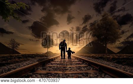 Feel The Love Between Father And Son