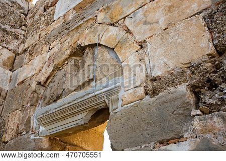 Metal Spoke, Support, Supporting Structure, To Prevent The Destruction Of Old Historical Building, A