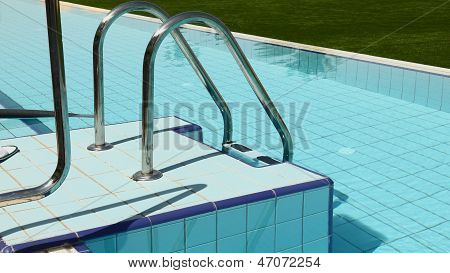 Not Deep Swimming Relaxation  Pool Near Beach Hotel
