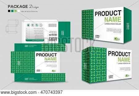 Cosmetic Box Design, Supplements Box Template, Package Design Template, 3d Box Packaging Design, Cos