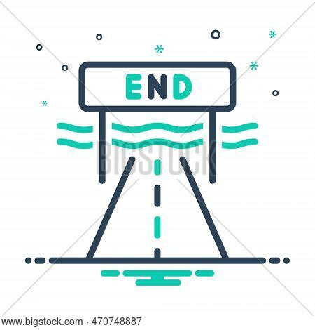 Mix Icon For Ended Finished Consummate Competition Winner Sport Track Road