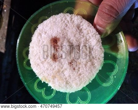 Bengali Traditional Cooked Food. It's Called Vapa Pitha. Vapa Pitha Cooking In The Winter Season. It