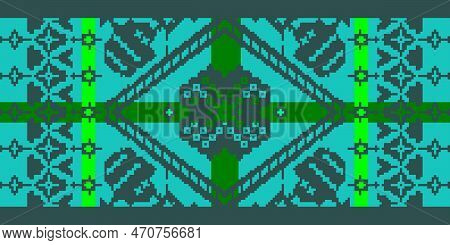 Songket Pattern Traditional Native Indonesian Fabric Pattern