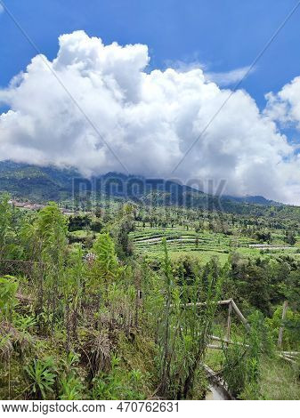 Mount Merbabu Is A Strato-type Volcano Located In Central Java Province, Indonesia