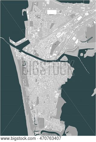 Map Of The City Of Liepaja, Latvia