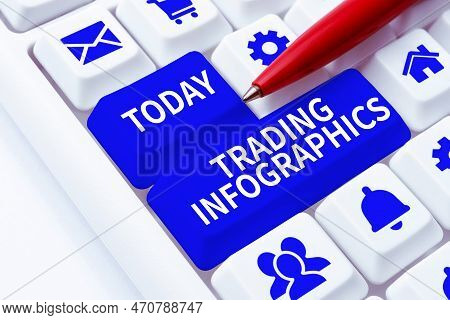 Text Caption Presenting Trading Infographics. Internet Concept Visual Representation Of Trade Inform